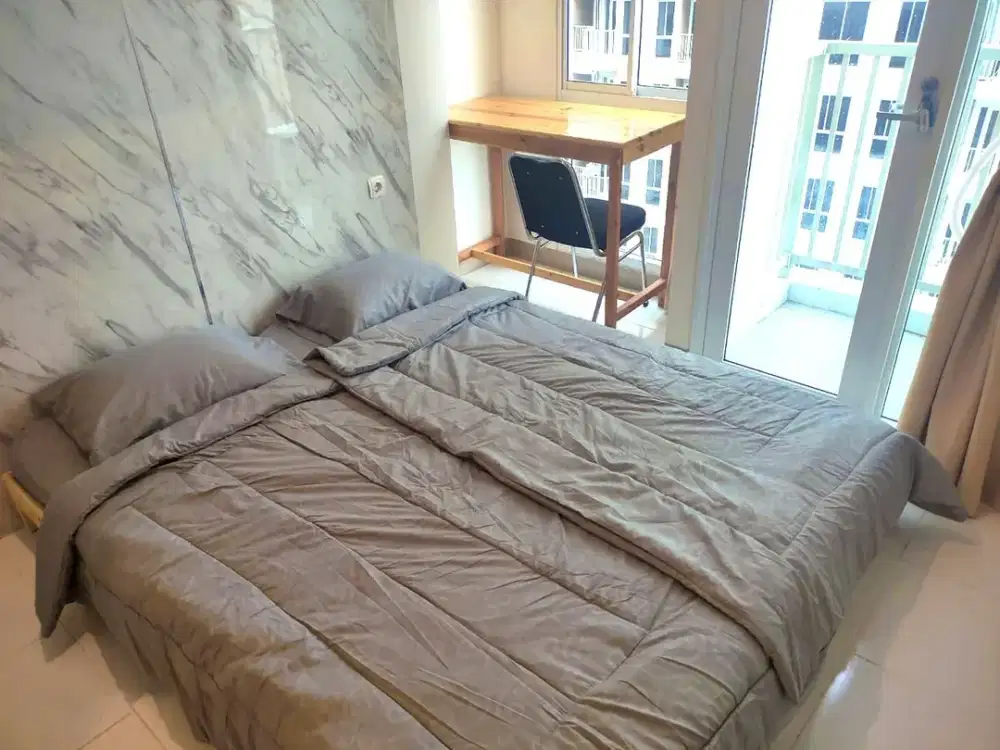Dijual/Disewakan Apartment Tokyo Riverside Pik2, Studio, Super Full Furnished, Harga : Rp 390 Juta