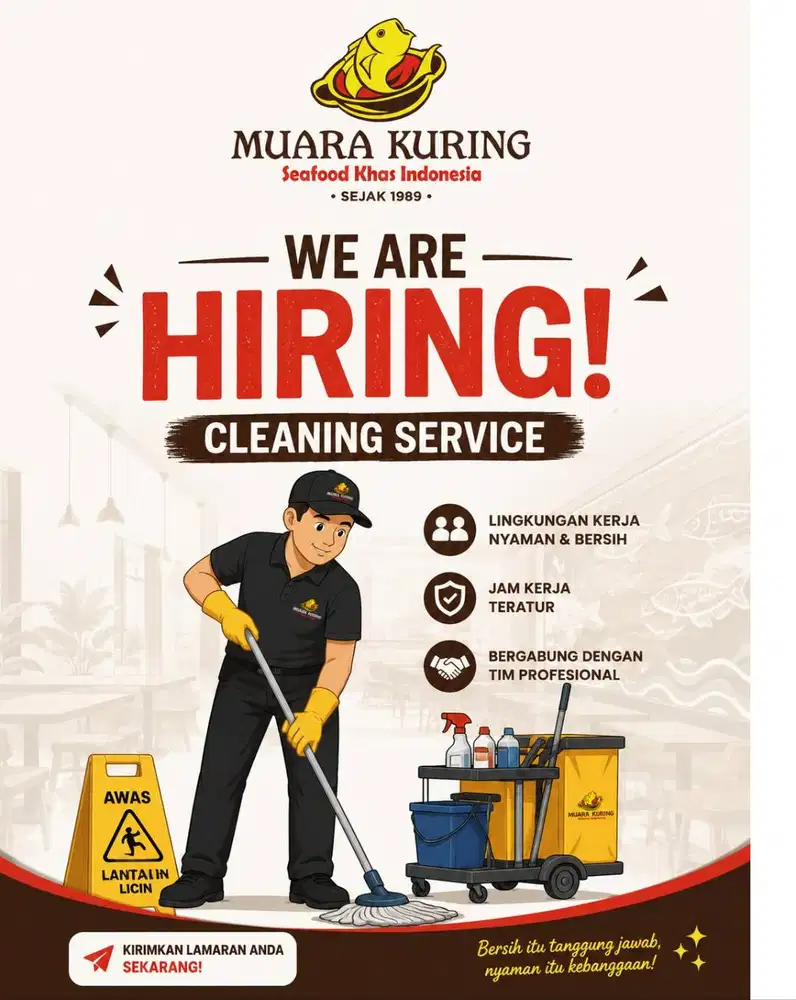 LOWONGAN CLEANING SERVICE (PLUIT)
