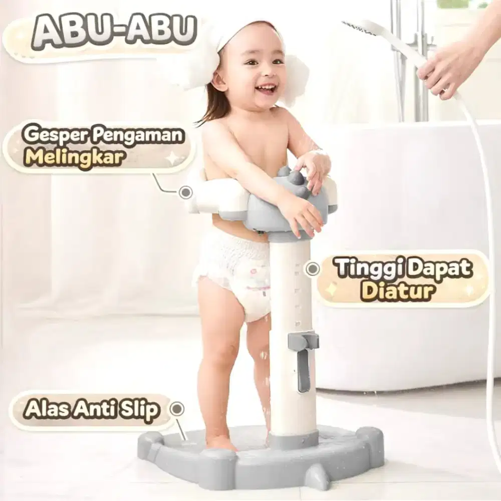 Baby hug alat bantu bayi untuk berdiri saat mandi