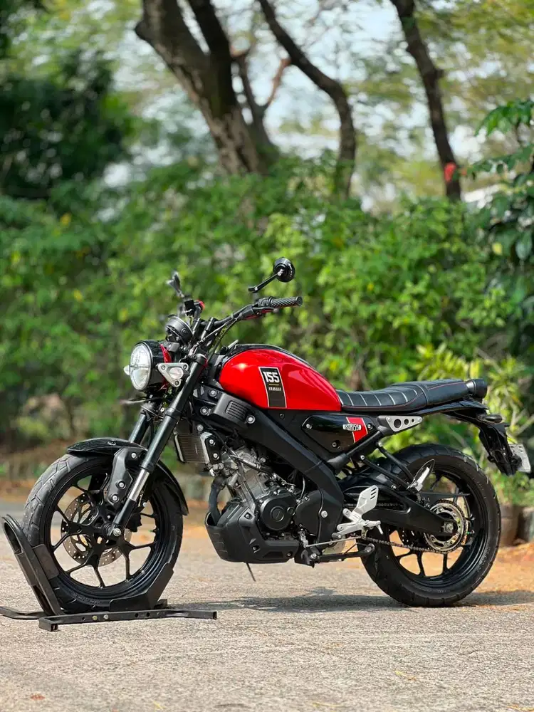 YAMAHA XSR 155 2023 MERAH KM LOW PAJAK PANJANG BEST CONDITION