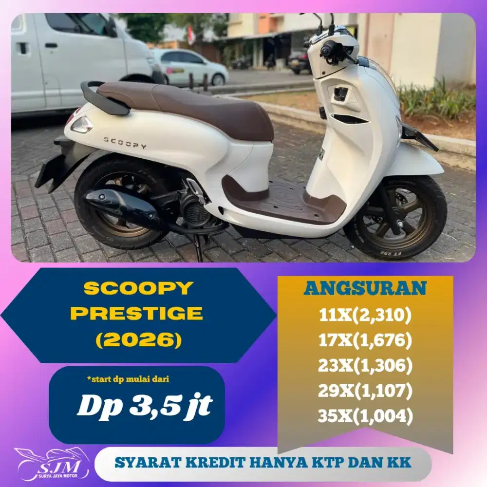 HONDA SCOOPY PRESTIGE 2026 MESIN HALUS