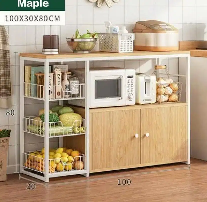 Meja rak dapur 2 pintu