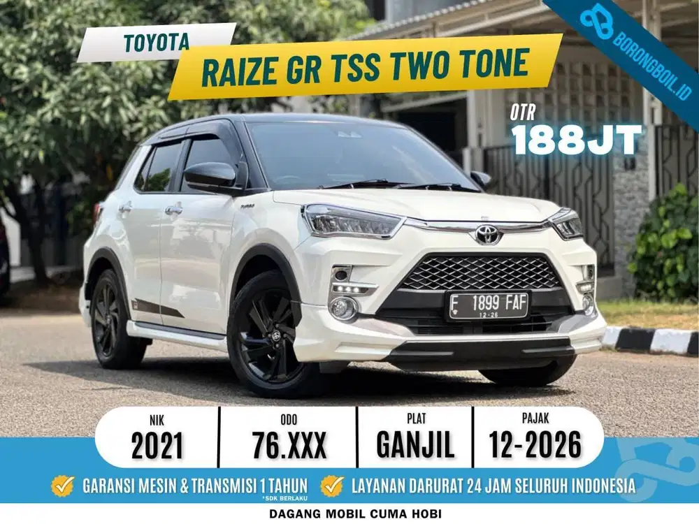 [SIAP PAKAI] Toyota Raize 1.0 GR CVT TSS 2021 | Jazz | Rocky | Yaris