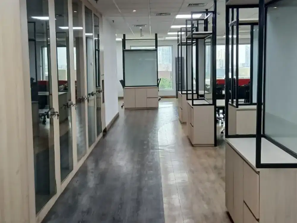 SEWA RUANG KANTOR FULL FURNISH DI GRAHA AKTIVA KUNINGAN JAKARTA SELATAN LUAS 465 SQM