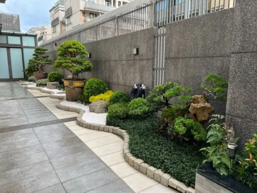 Jasa pembuatan taman sintetis taman kering taman Jepang minimalis #16
