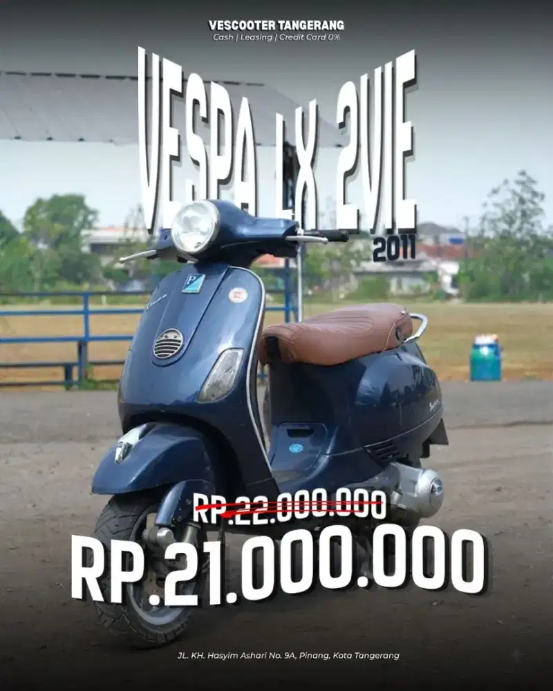JUAL PIAGGIO VESPA LX & VESPA LX BUDGET 20 JUTAAN TERMURAH BERGARANSI