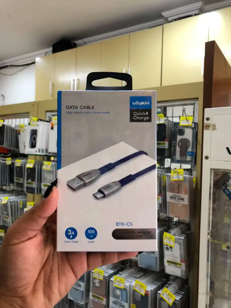 Vivan Data Cable BTK-CS Type-C 3A 1m