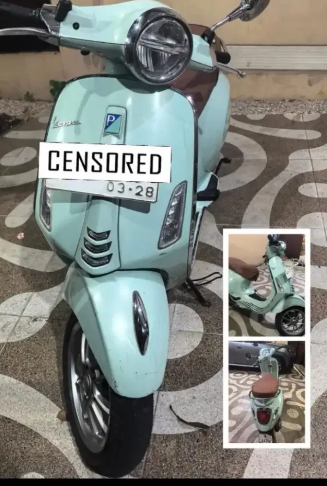 Dijual vespa kondisi Gress