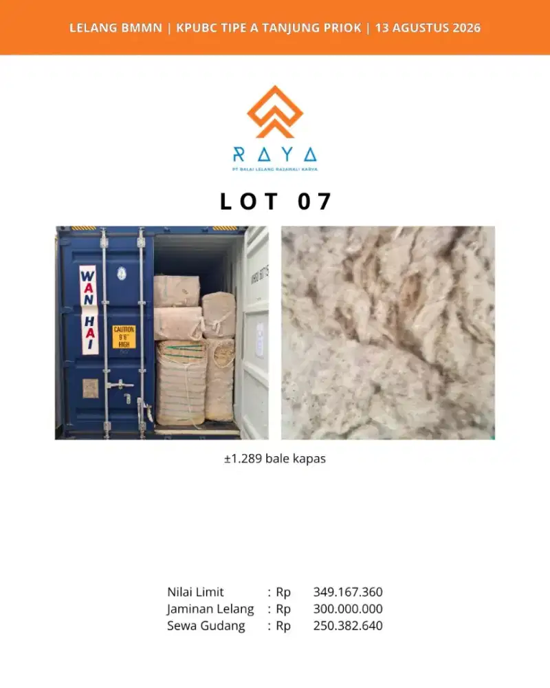 KAPAS (1289 BALE)