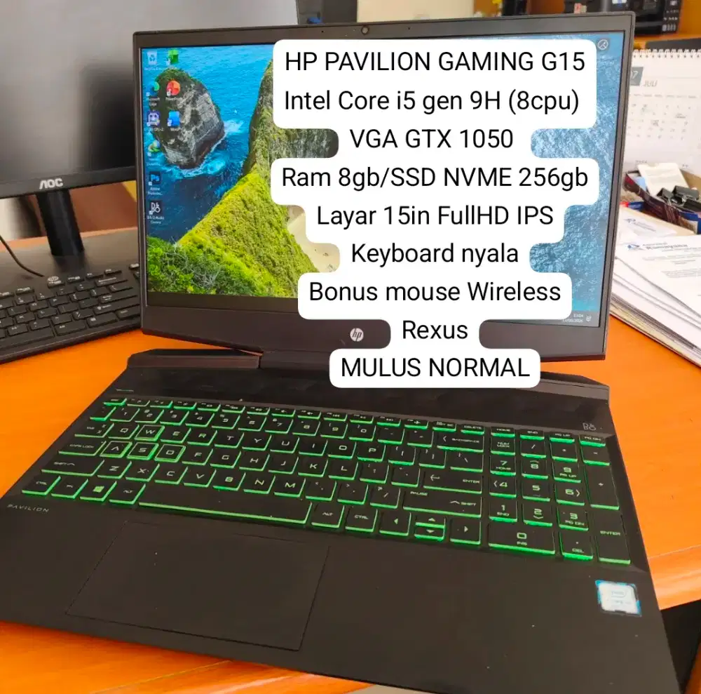 Laptop Gaming HP PAVILION G15