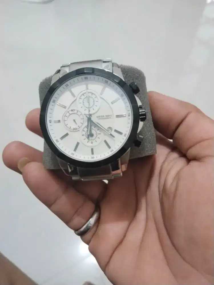 Jam tangan pria swiss Navy jual santai