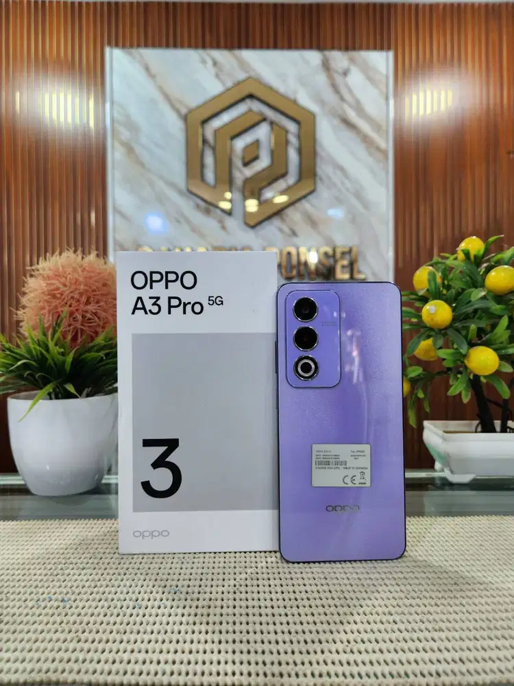 Oppo A3 Pro 5G Ram 8+8Gb/ 256Gb Fullset Mulus Original 100% Bergaransi