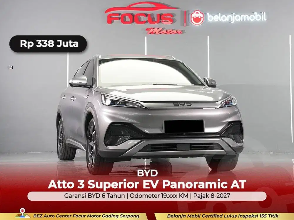 [ BERGARANSI ] BYD Atto 3 Atto3 Superior EV Panoramic AT 2024/2025