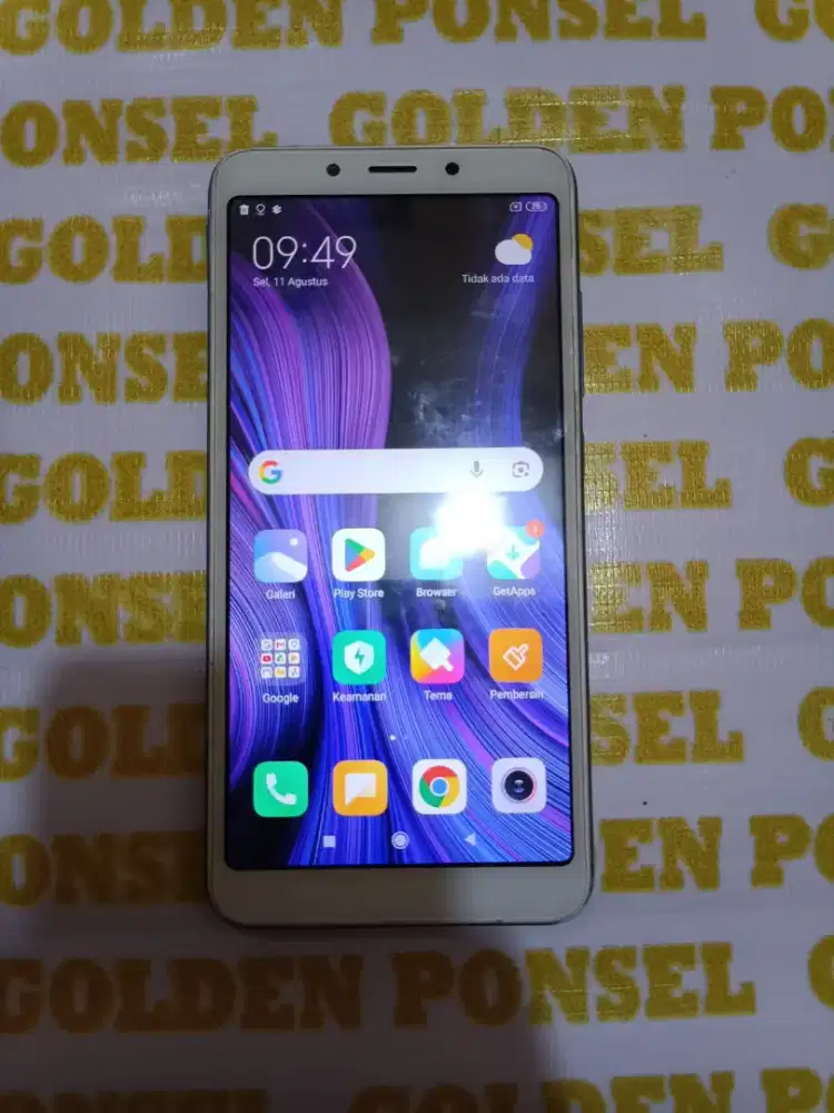Redmi 6A-4G.Facelock.Ram 2/16GB.ORI.GOLDEN PONSEL