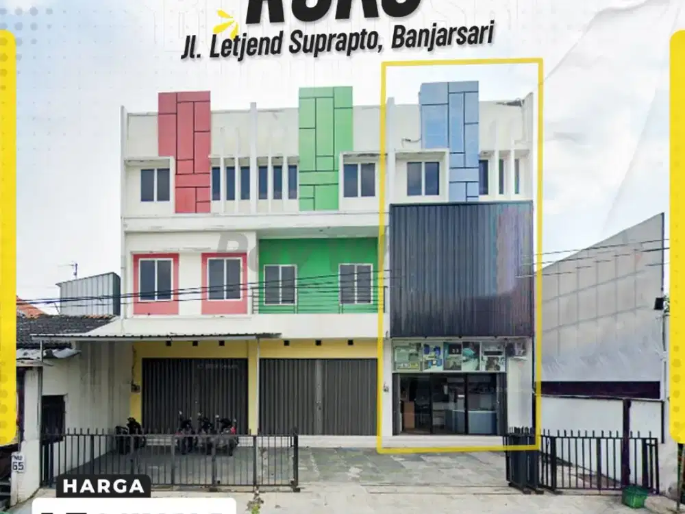 Ruko 3Lantai Siap Pakai Strategis tepi Jl letjend Suprapto Sumber Banjarsari Solo
