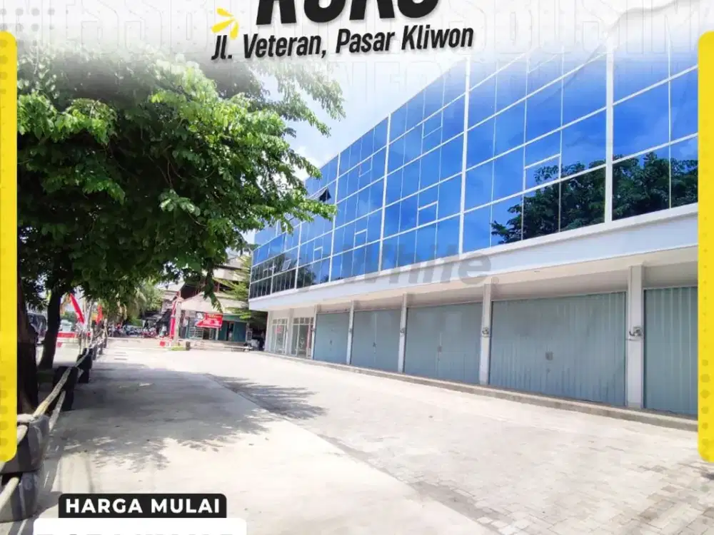 Dijual Ruko 3lantai Siap huni di Tepi Jl veteran Pasar kliwon Solo