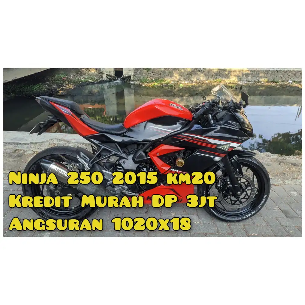 Ninja 250cc 2015 Merah Km29Rban Orisinil