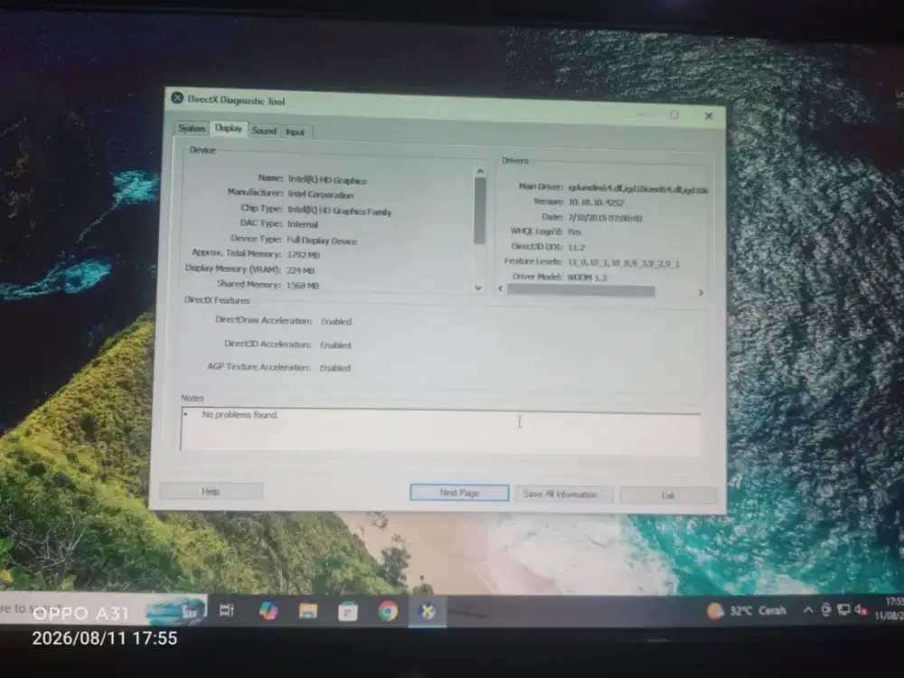 komputer dan monitor slim