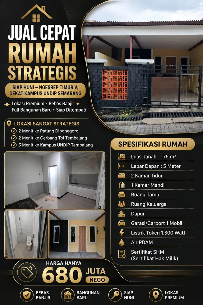 DIJUAL NGESREP TIMUR MURAH DIBAWAH HARGA PASAR CEPAT SEGERA