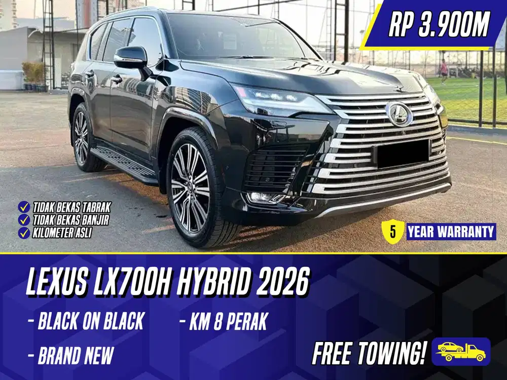 Lexus LX700h Hybrid 2026 Black Hitam LX700 h LX 700h 700