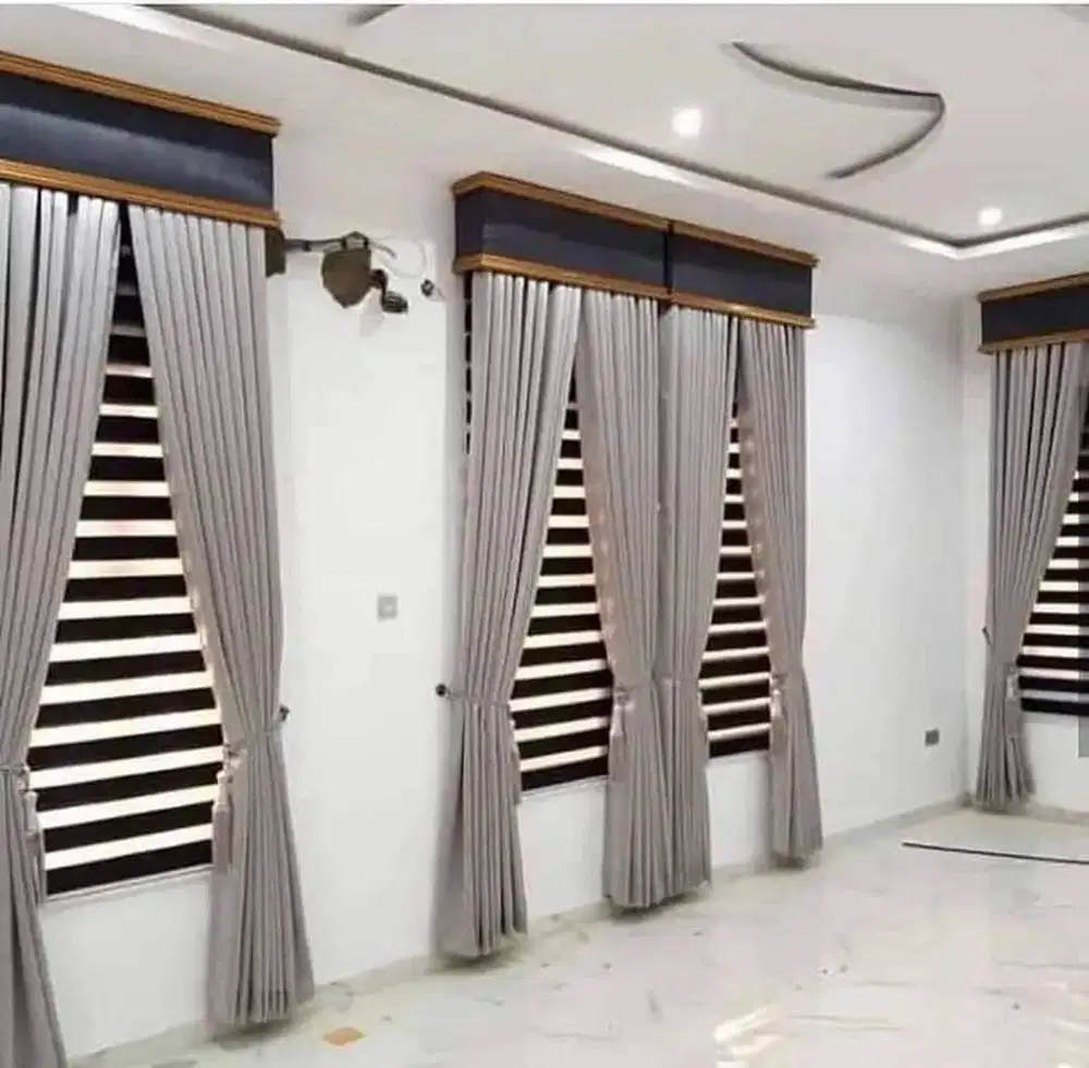 Menerima Pemasangan Gorden Wallpaper Dinding 3D Gordyn Hordeng Korden