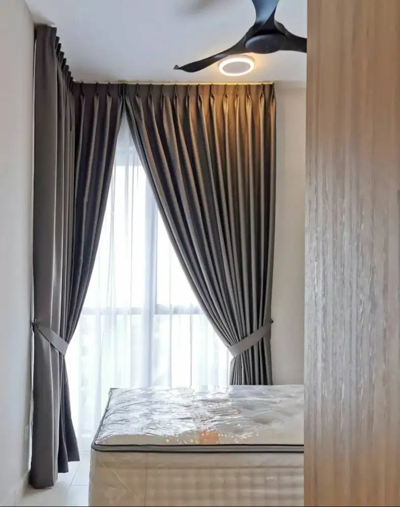 Beli Gorden Blackout Pasang Skat Klinik Hordeng Pintu Gordyn Vitrase