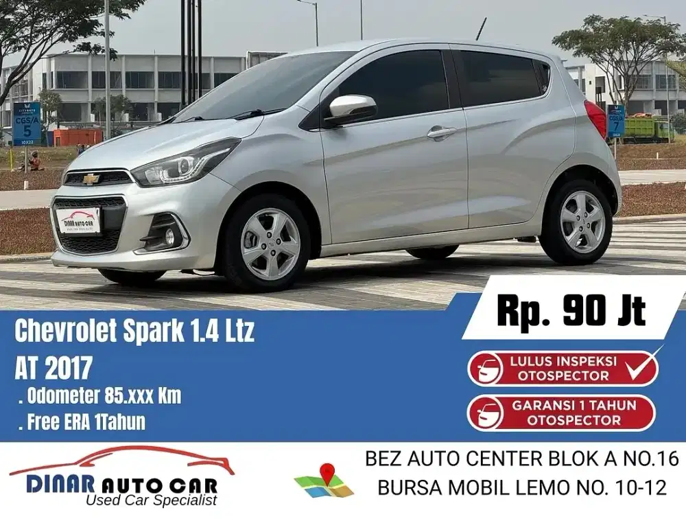 (25Jt) Spark LTZ 2017 At Matic Full Record Chevy Warenty 1Th*DinarAuto