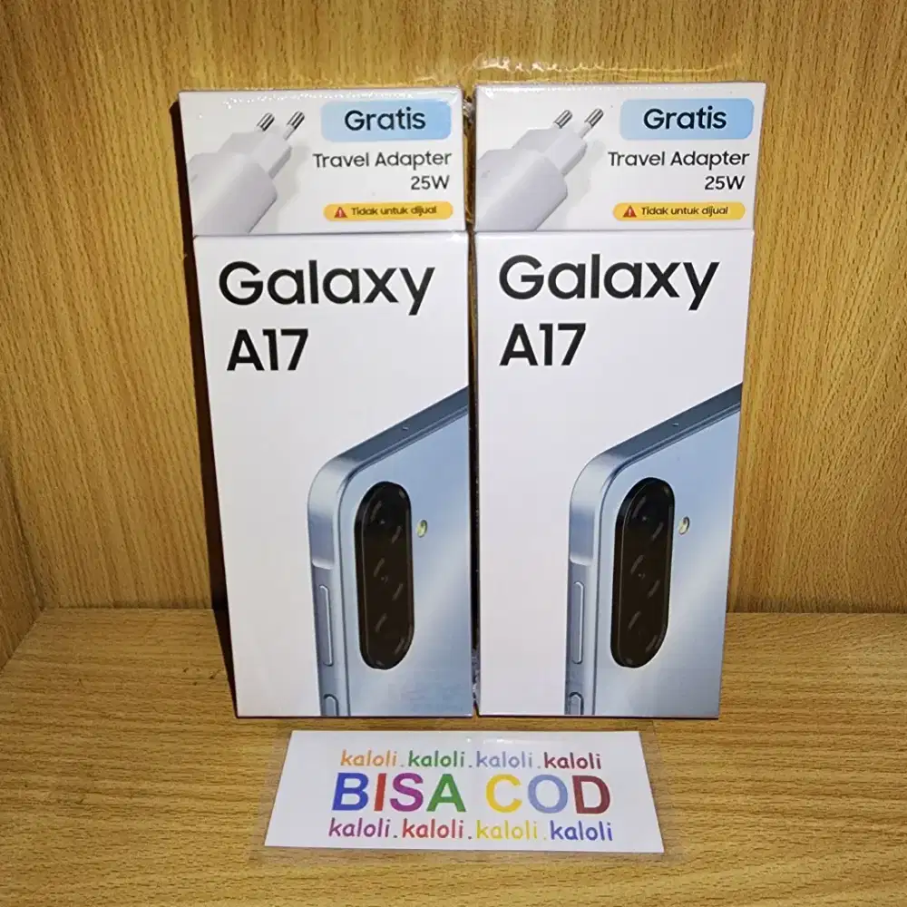 Samsung Galaxy A17 LTE 8/128
New Segel Garansi Resmi Samsung Indonesia