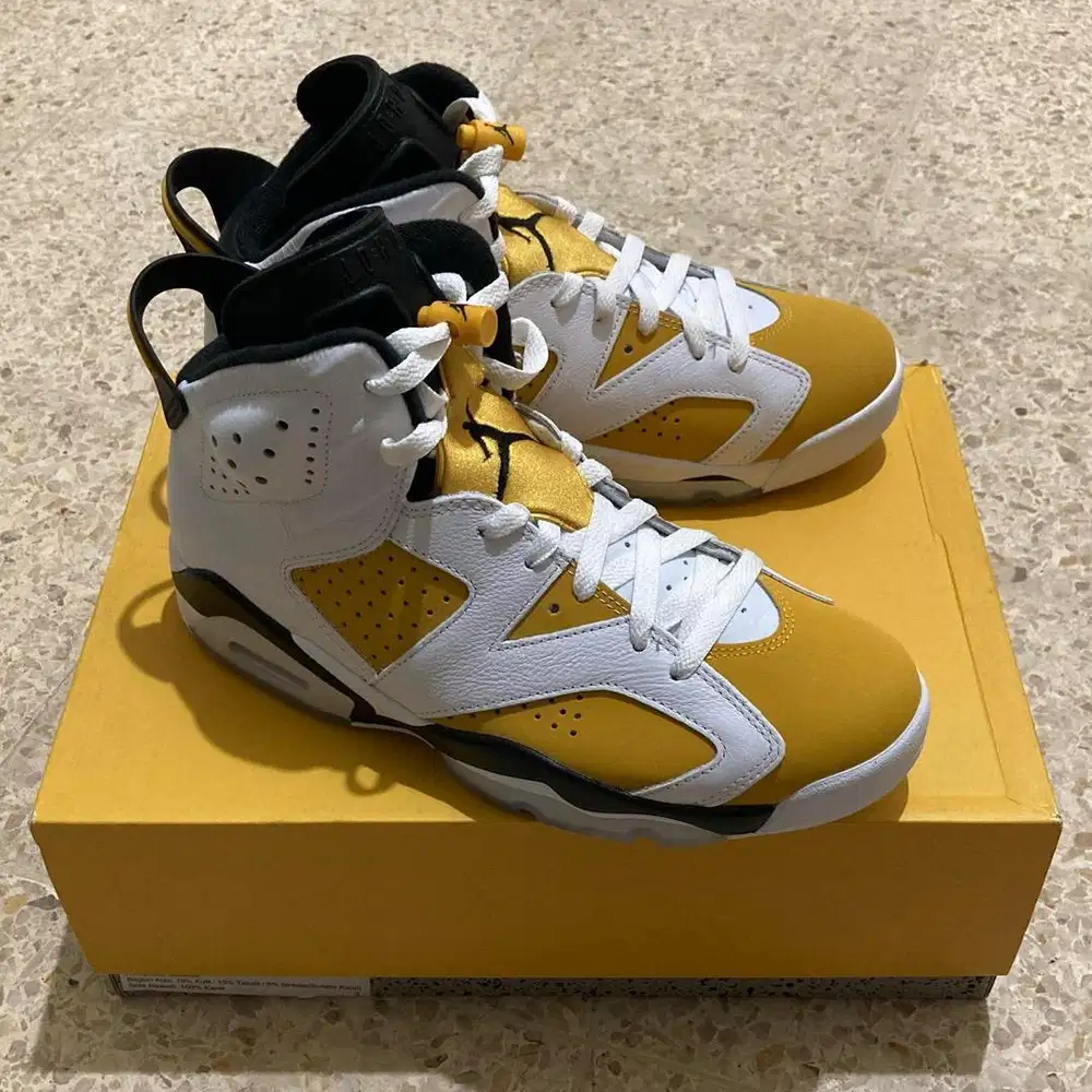Nike Air Jordan 6 Retro - Yellow Ochre - Size 42,5