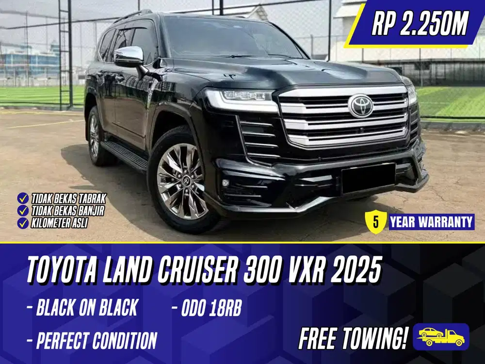 Toyota Land Cruiser 300 VXR 2025 Black Hitam LC LC300 300VXR VX R