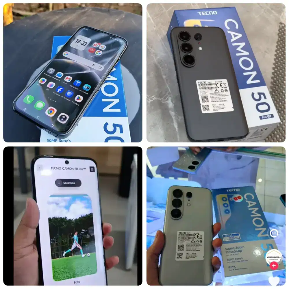 Tecno Camon 50 Pro 5G Bisa Kredit Tanpa DP