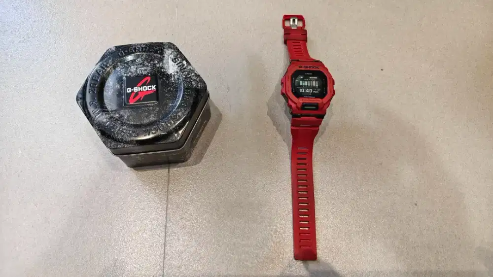 Spesial RED Jam G-Shock GBD-200 GSHOCK Istimewa
