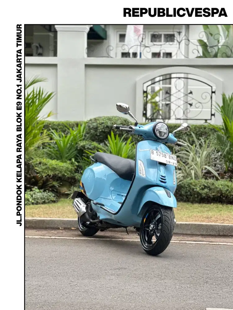 TERMURAH PIAGGIO VESPA PRIMAVERA S150 ABS NEW MODEL TAHUN 2024 BIRU