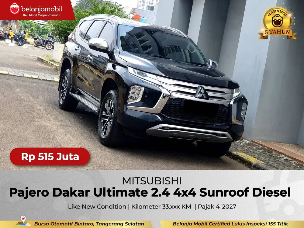 [4X4] Mitsubishi Pajero Sport Dakar Ultimate 2.4 AWD Diesel 2023/2024