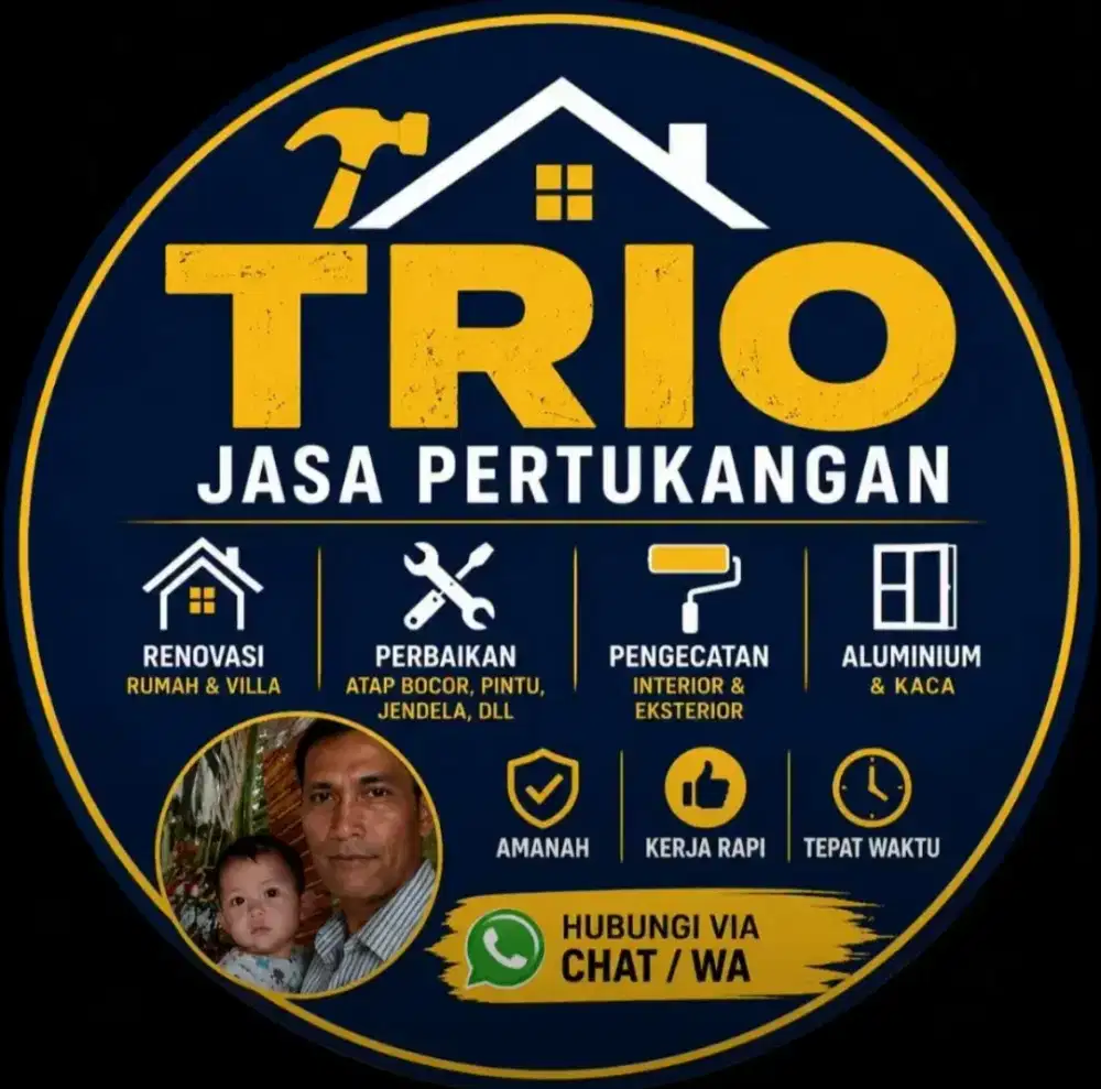 Jasa Tukang Bangunan & Renovasi - Dikerjakan Sendiri & Bergaransi