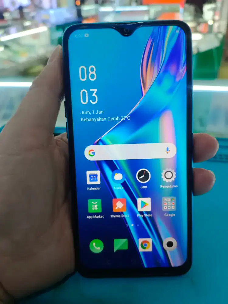 Jual handphone second android Oppo A12.Rom4/64gb.asli resmi(hp only)