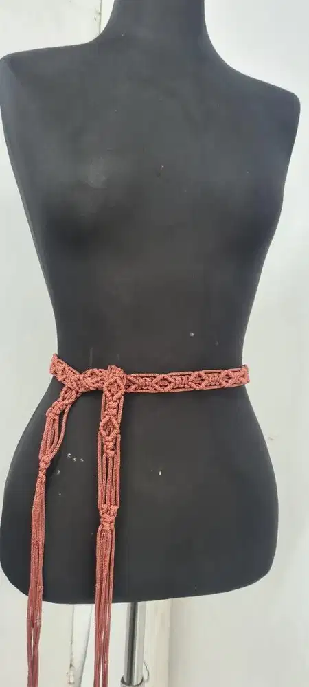 Macrame belt, ikat pinggang handmade premium, belt