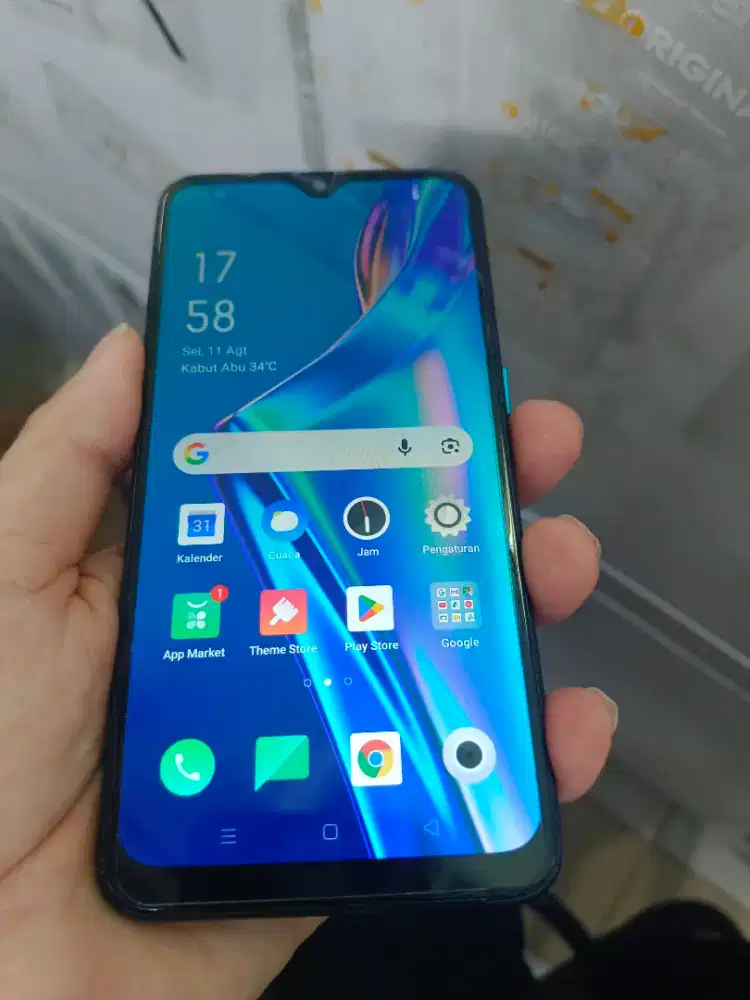 Jual handphone second android Oppo A12.Rom3/32gb.asli resmi(Hp only)