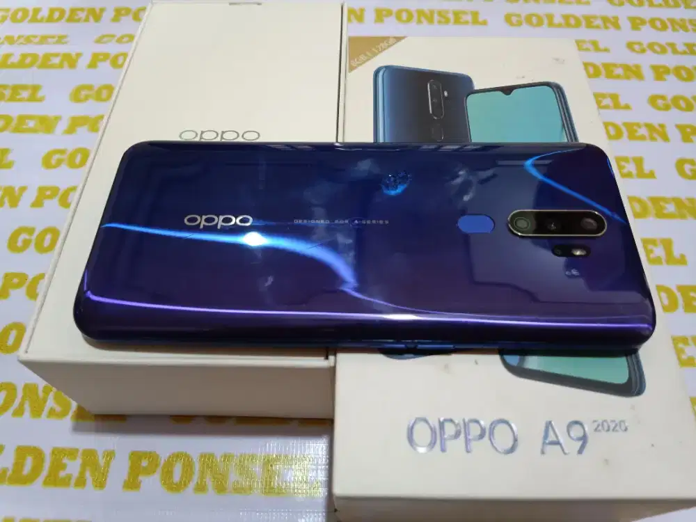 Oppo A9-Ram 8+5/128GB.Finger.ORI.GOLDEN PONSEL