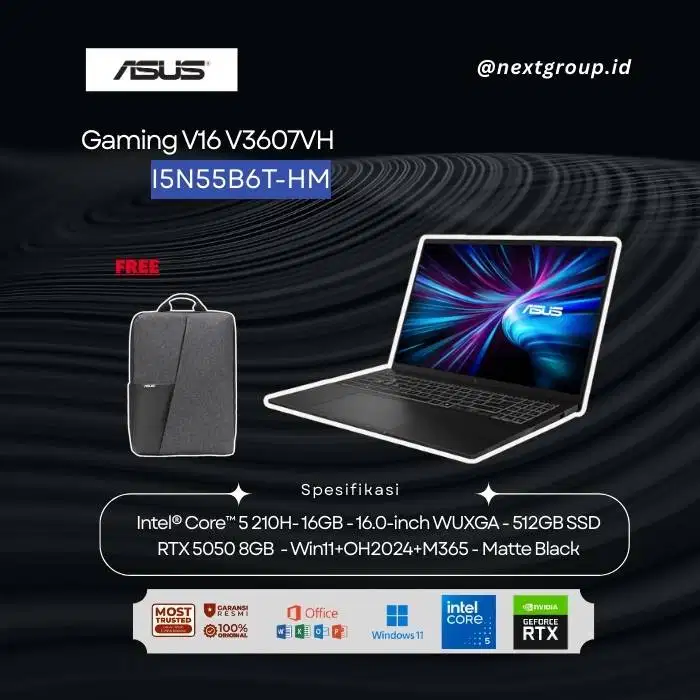 ASUS Gaming V16 (V3607V) - V3607VH-I5N55B6T-HM