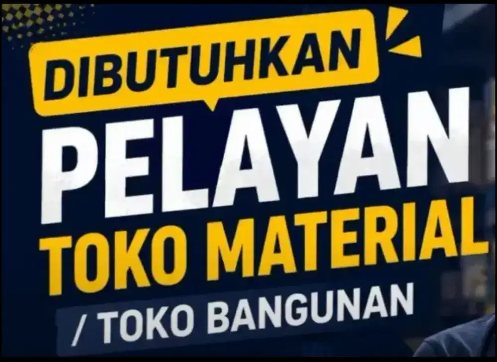 Lowongan Admin / Karyawan Wanita Toko Bangunan