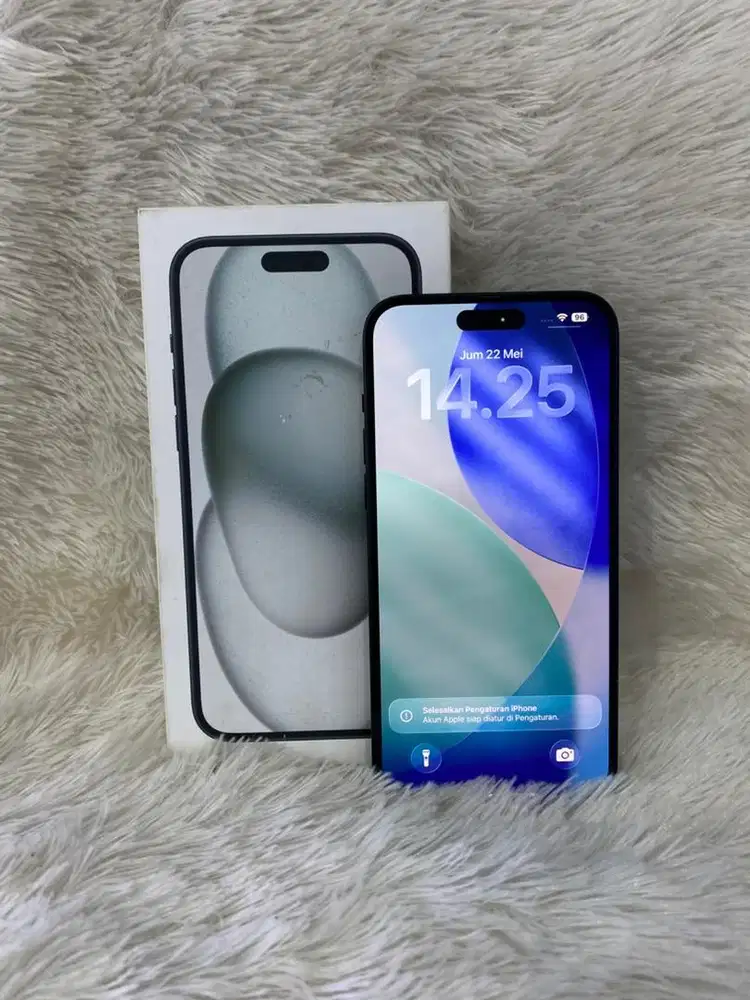 IPhone 15 128Gb Black Ex ibox garansi Mei 2027#3Gcom