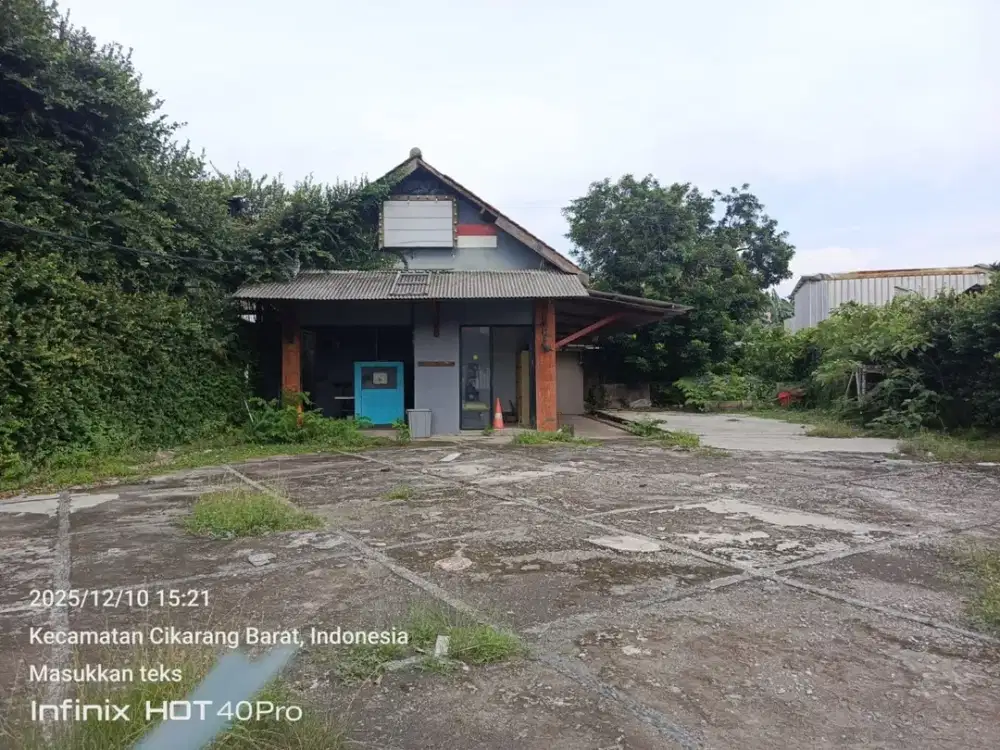 Disewakan Lahan dan Bangunan Ex Resto dan Bar di Pekayon, Bekasi