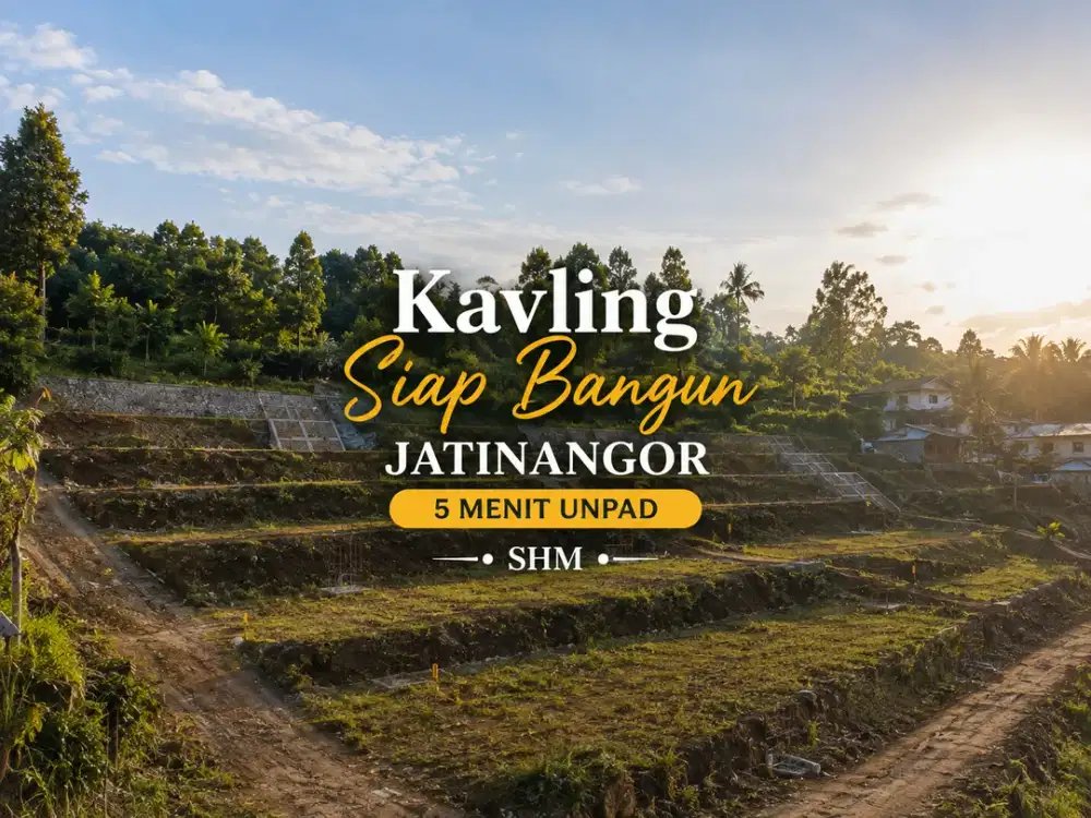 Tanah Kavling Jatinangor Dekat Kawasan Kampus Ternama
