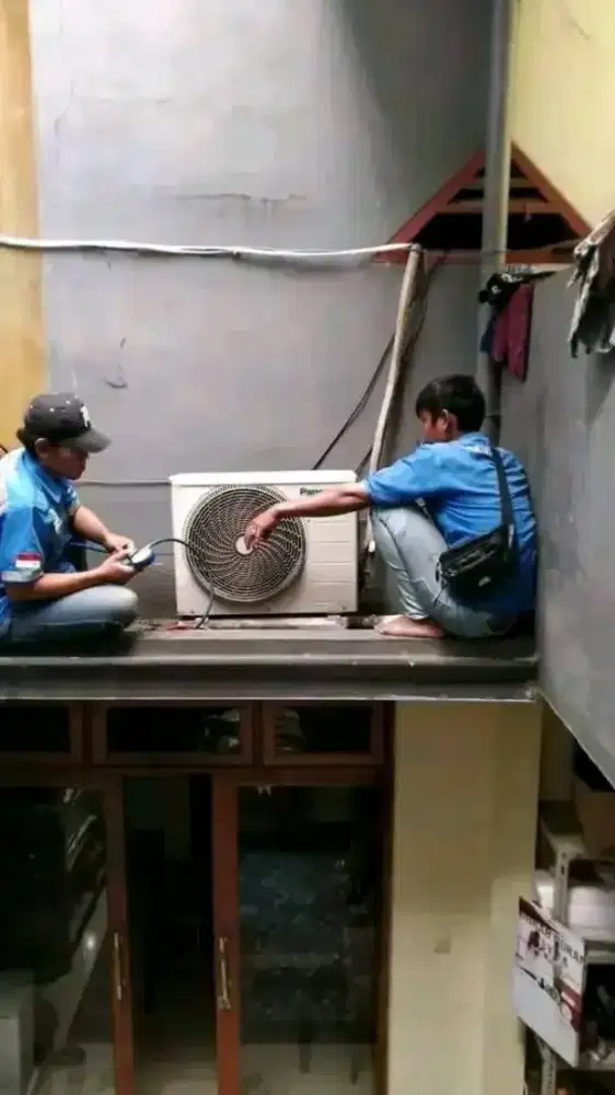 Service AC bongkar pasang AC kulkas