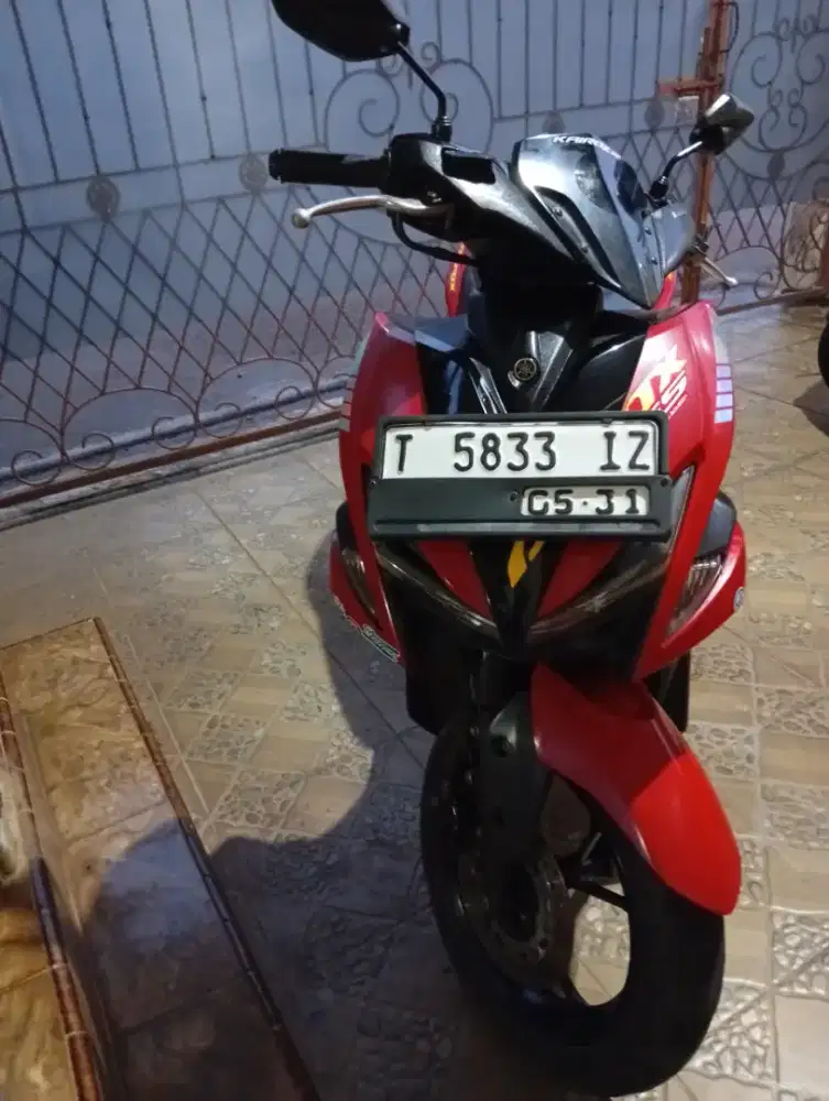 Aerox 2020 warna Merah Plat T (Pwk)