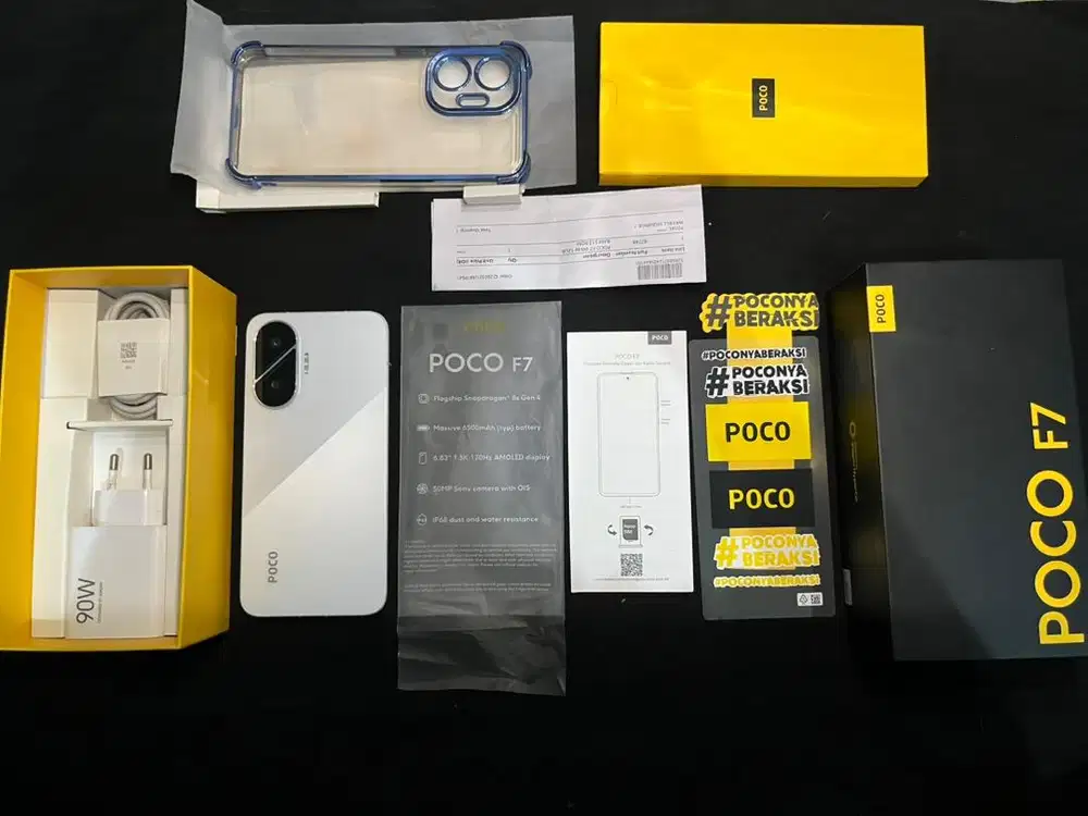POCO F7 12/512 99% LIKE NEW BH 99% GARANSI JULI 2027 PANJANG UNIT JOSS