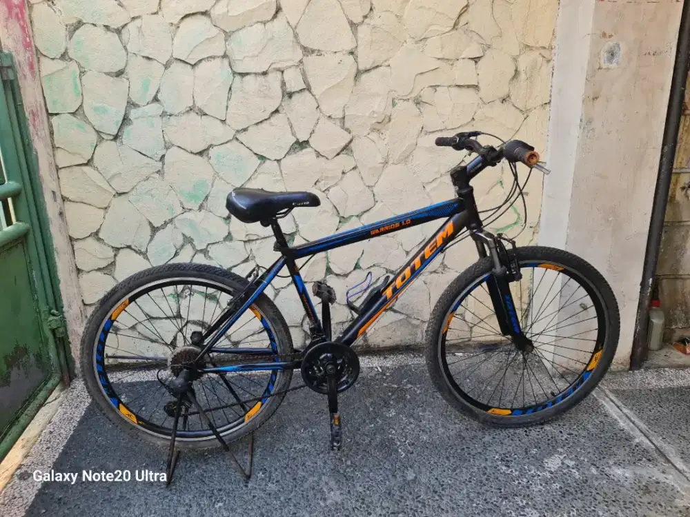 Jual butuh sepeda MTB totem UK 26 gigi 3x7 speed minus Rante karatan