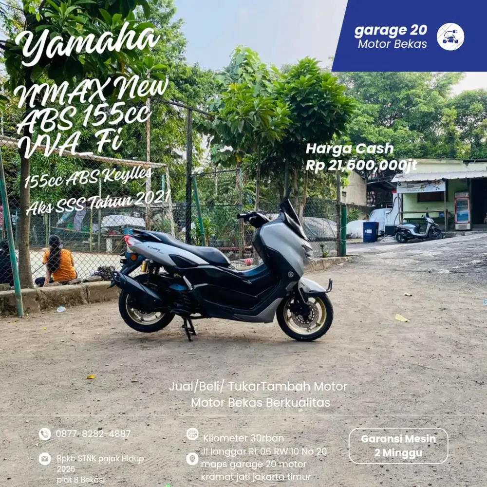 Yamaha All New NMAX S Keylles ABS VVA_Fi Tahun 2021