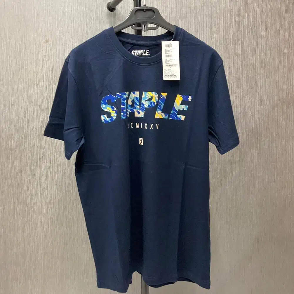 Tshirt Staple Pigeon Water Camo Fill Tee - Navy